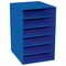 Pacon Classroom Keepers 6-Shelf Organizer, Blue, 17.75H x 12W x 13.5D P001312 - alternate 1